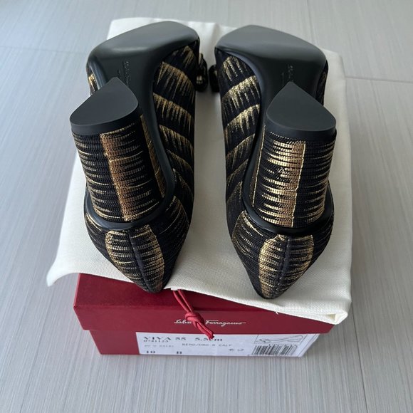 Metallic bow pumps - Picture 10 of 16